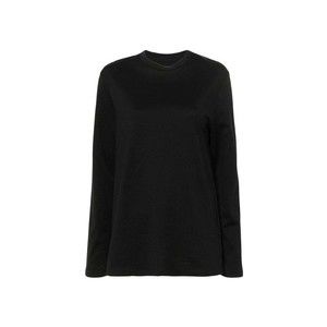 Jil Sander Black Long-Sleeved T-Shirt With Chic Logo Detail - NWT